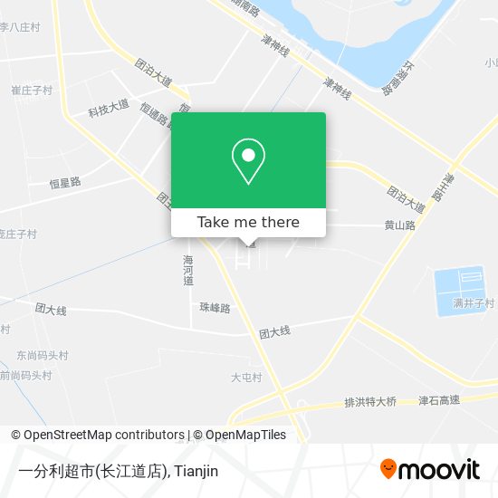 一分利超市(长江道店) map