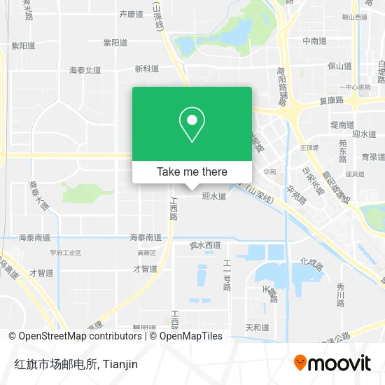 红旗市场邮电所 map
