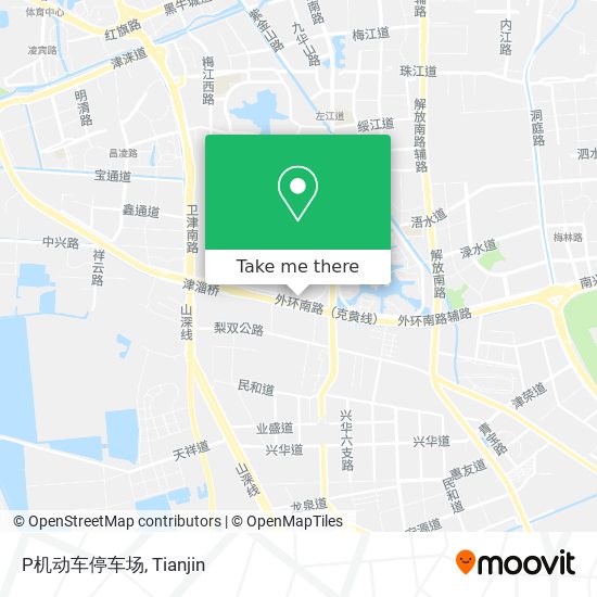 P机动车停车场 map