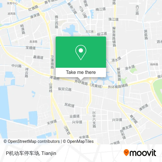 P机动车停车场 map