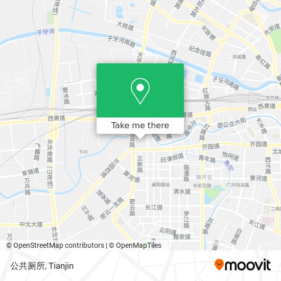 公共厕所 map