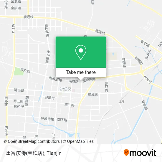 重富庆侨(宝坻店) map