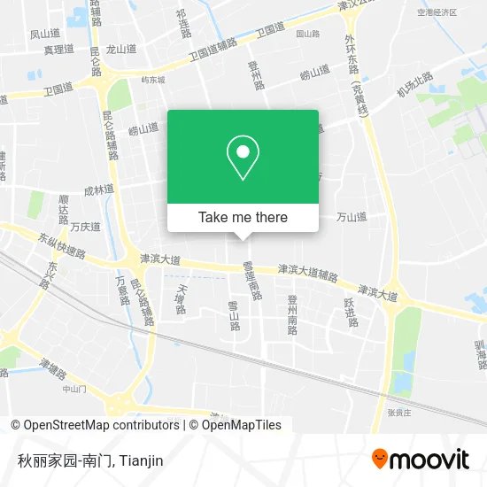 秋丽家园-南门 map