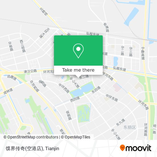 馍界传奇(空港店) map