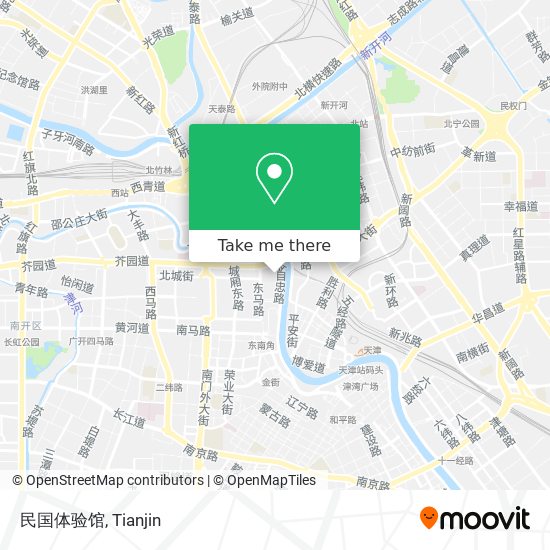 民国体验馆 map