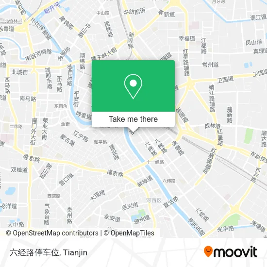 六经路停车位 map