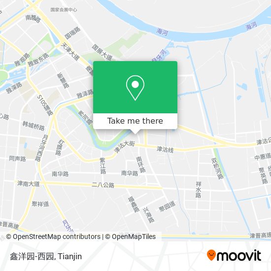 鑫洋园-西园 map