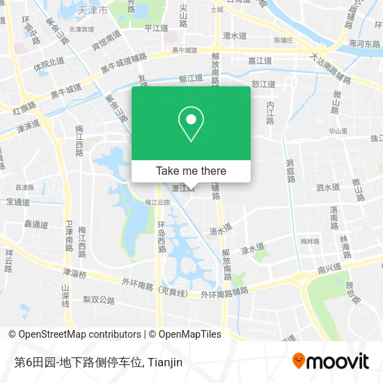 第6田园-地下路侧停车位 map