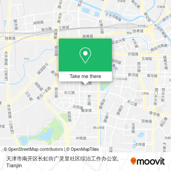 天津市南开区长虹街广灵里社区综治工作办公室 map