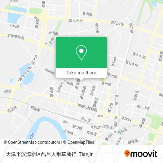 天津市滨海新区酷星人烟草商行 map
