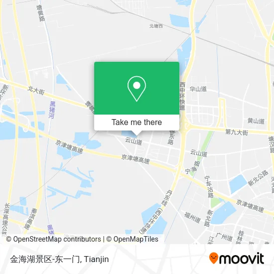 金海湖景区-东一门 map