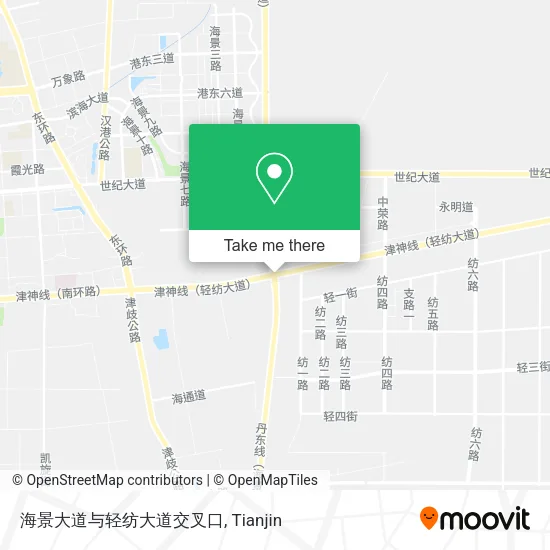 海景大道与轻纺大道交叉口 map