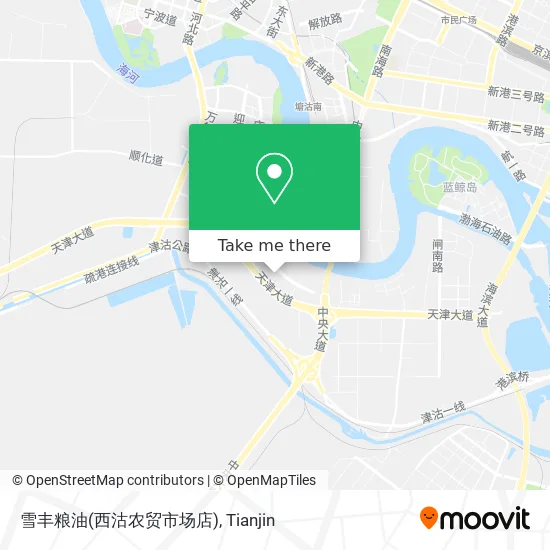 雪丰粮油(西沽农贸市场店) map