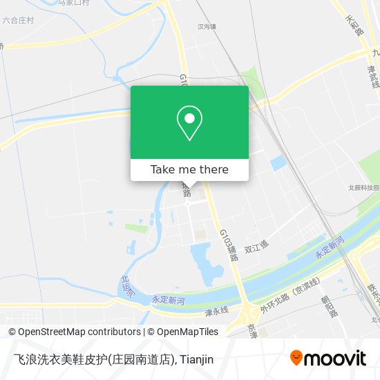 飞浪洗衣美鞋皮护(庄园南道店) map