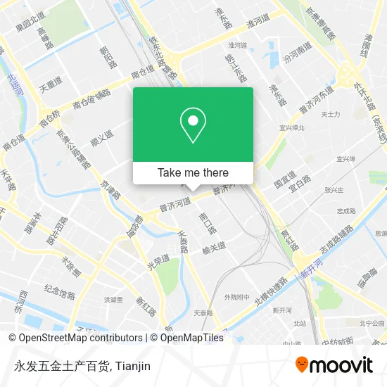永发五金土产百货 map