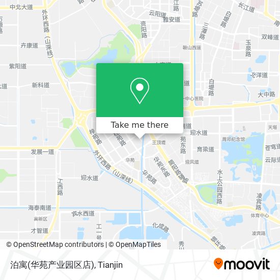 泊寓(华苑产业园区店) map