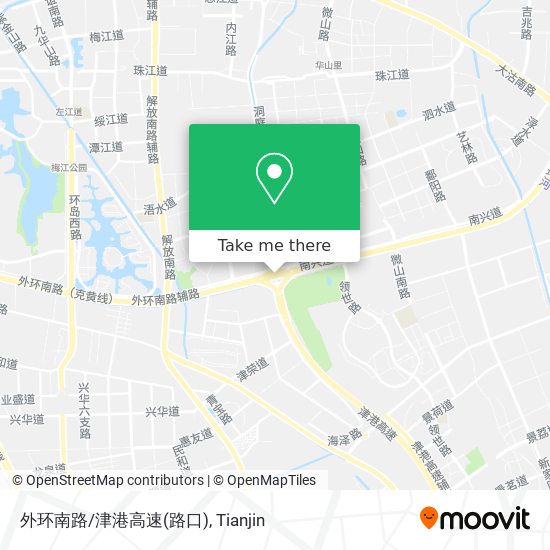外环南路/津港高速(路口) map