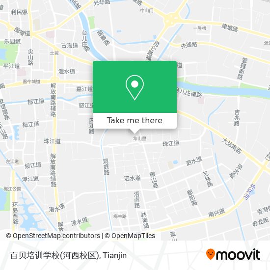 百贝培训学校(河西校区) map