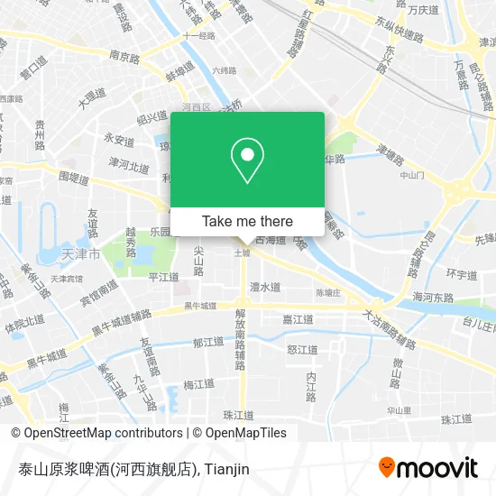 泰山原浆啤酒(河西旗舰店) map