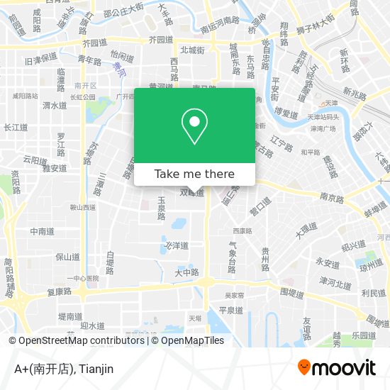A+(南开店) map