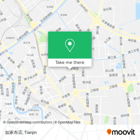 如家布店 map