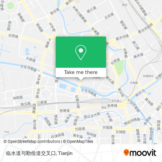 临水道与勤俭道交叉口 map