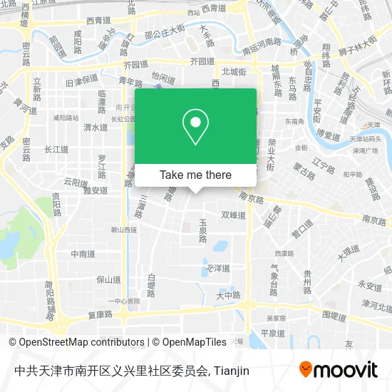 中共天津市南开区义兴里社区委员会 map