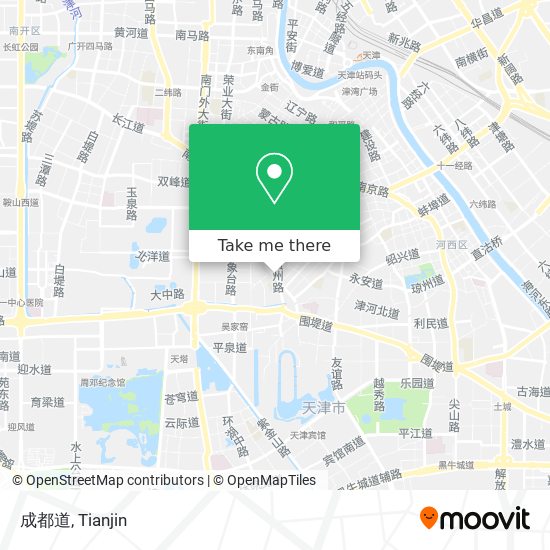 成都道 map