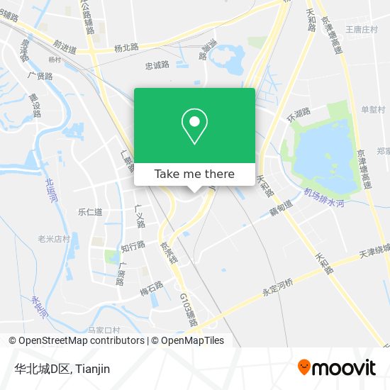 华北城D区 map