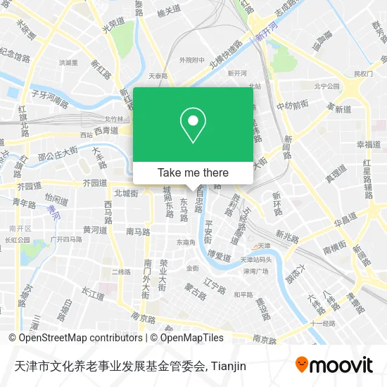 天津市文化养老事业发展基金管委会 map