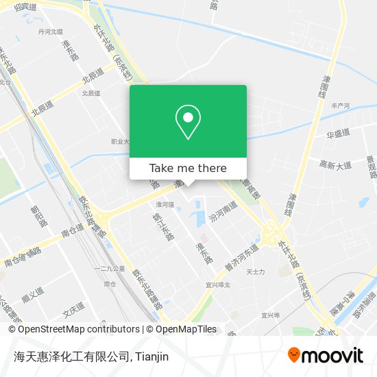 海天惠泽化工有限公司 map