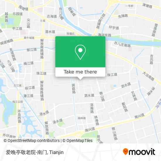 爱晚亭敬老院-南门 map