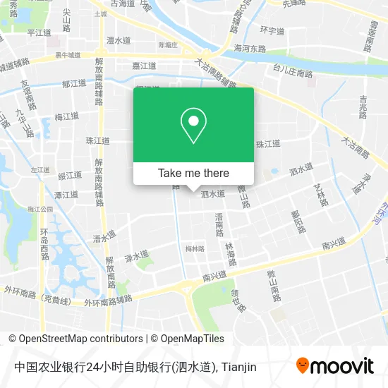 中国农业银行24小时自助银行(泗水道) map