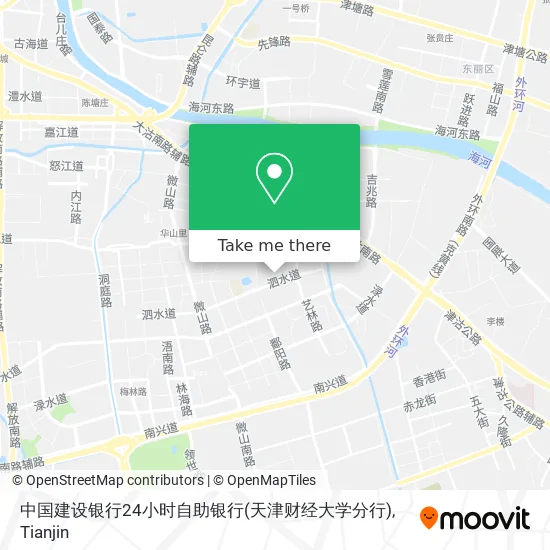 中国建设银行24小时自助银行(天津财经大学分行) map