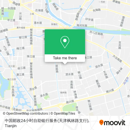 中国邮政24小时自助银行服务(天津枫林路支行) map