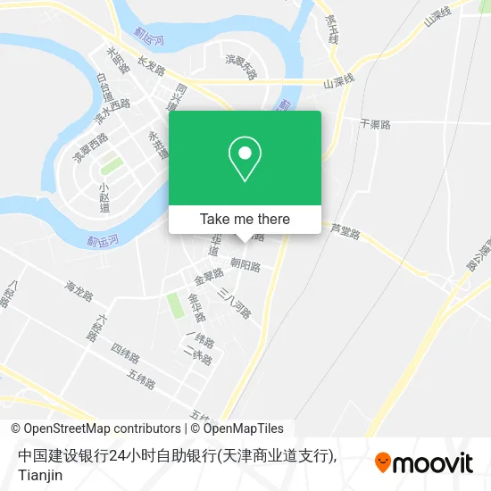 中国建设银行24小时自助银行(天津商业道支行) map