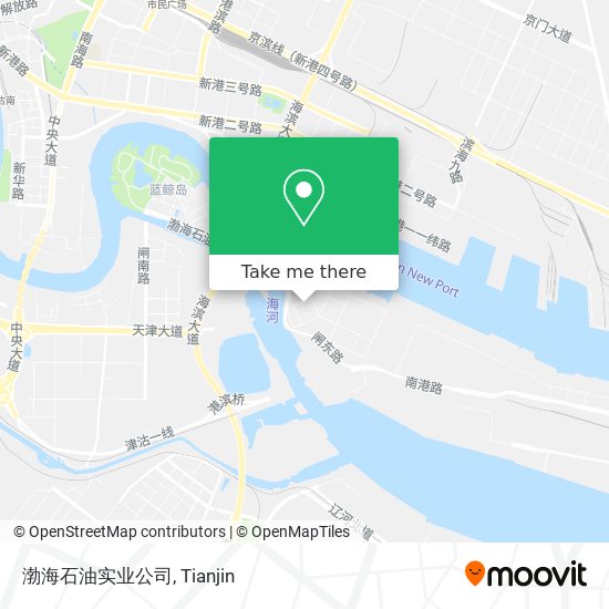 渤海石油实业公司 map