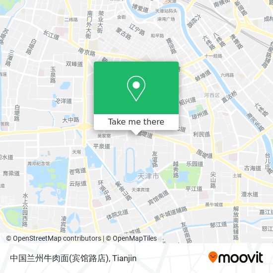 中国兰州牛肉面(宾馆路店) map