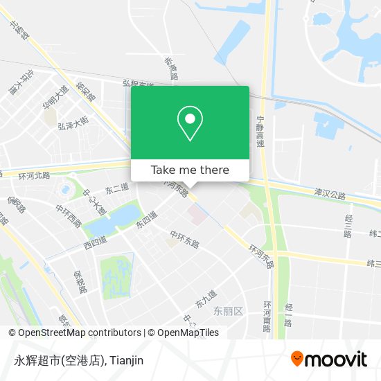 永辉超市(空港店) map