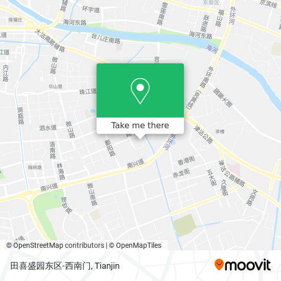 田喜盛园东区-西南门 map