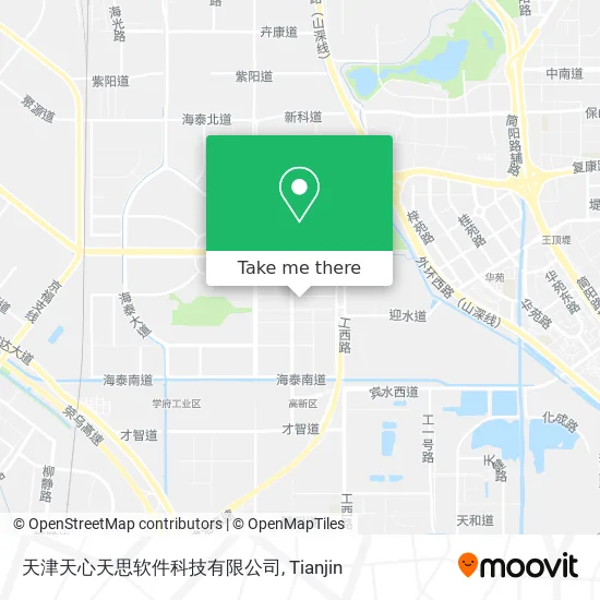 天津天心天思软件科技有限公司 map