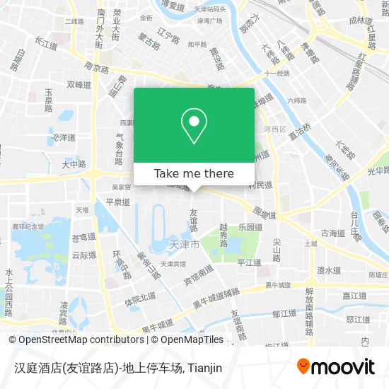 汉庭酒店(友谊路店)-地上停车场 map