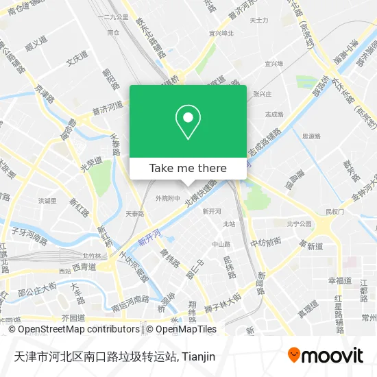 天津市河北区南口路垃圾转运站 map