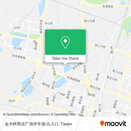 金水畔商业广场停车场-出入口 map