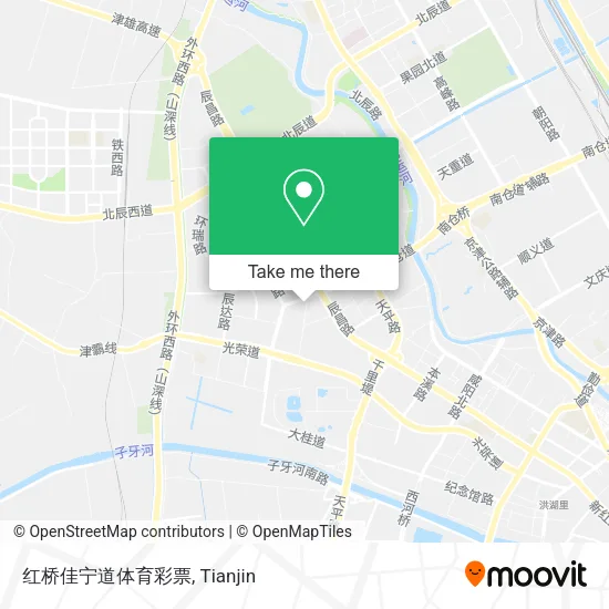 红桥佳宁道体育彩票 map