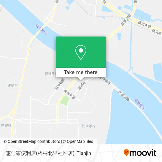 惠佳家便利店(梧桐北里社区店) map