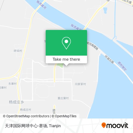 天津国际网球中心-赛场 map