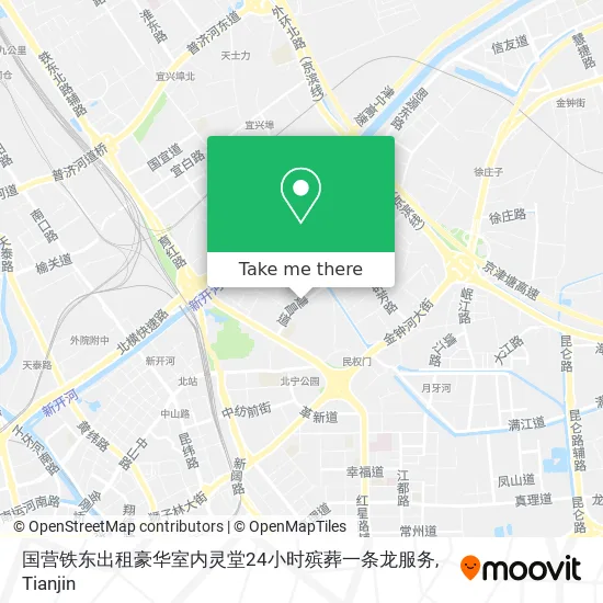 国营铁东出租豪华室内灵堂24小时殡葬一条龙服务 map