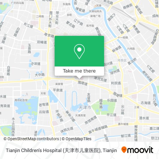 Tianjin Children's Hospital (天津市儿童医院) map