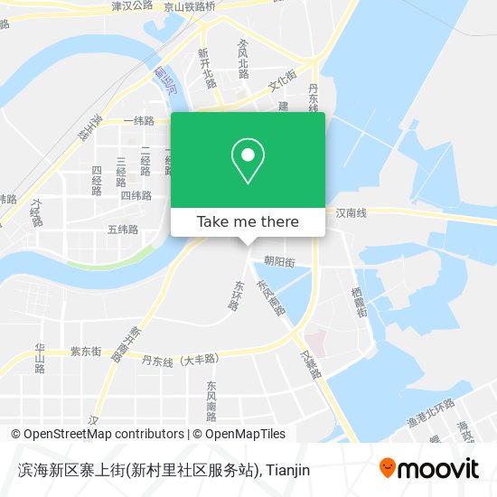 滨海新区寨上街(新村里社区服务站) map